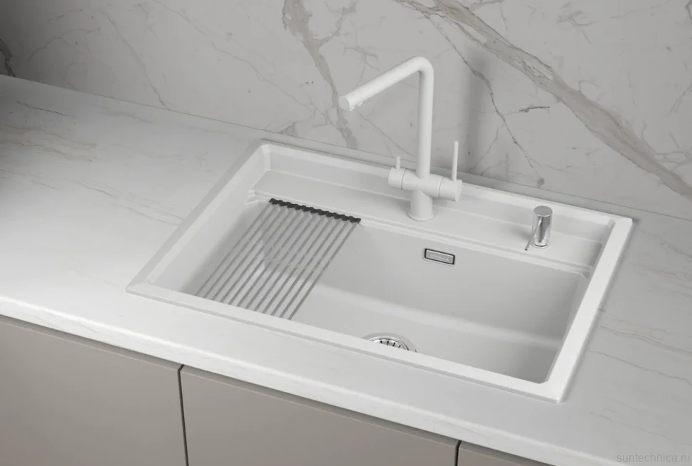 Мойка кухонная Granula Kitchen Space 7301i арктик
