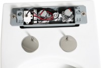 Умный унитаз напольный Abber Rechteck AC1212P импульсный смыв, с микролифтом