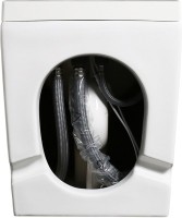 Умный унитаз напольный Abber Rechteck AC1212P импульсный смыв, с микролифтом