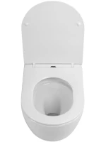 Унитаз подвесной Art&Max Parma AM2381CHRV/SC безободковый, с микролифтом, с вихревым смывом
