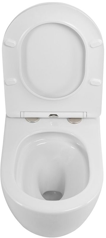 Унитаз подвесной Art&Max Parma AM2381CHRV/SC безободковый, с микролифтом, с вихревым смывом