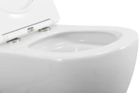Унитаз подвесной Art&Max Parma AM2381CHRV/SC безободковый, с микролифтом, с вихревым смывом