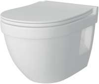 Унитаз подвесной Teymi Vitra Pro T40806 с микрофлитом, безободковый, белый