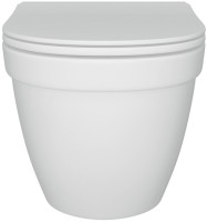Унитаз подвесной Teymi Vitra Pro T40806 с микрофлитом, безободковый, белый