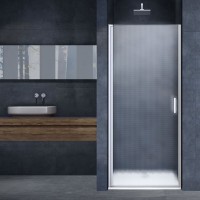Душевая дверь в нишу Vincea Alpha VDP-3AL850MT 85 см, стекло текстурное, хром
