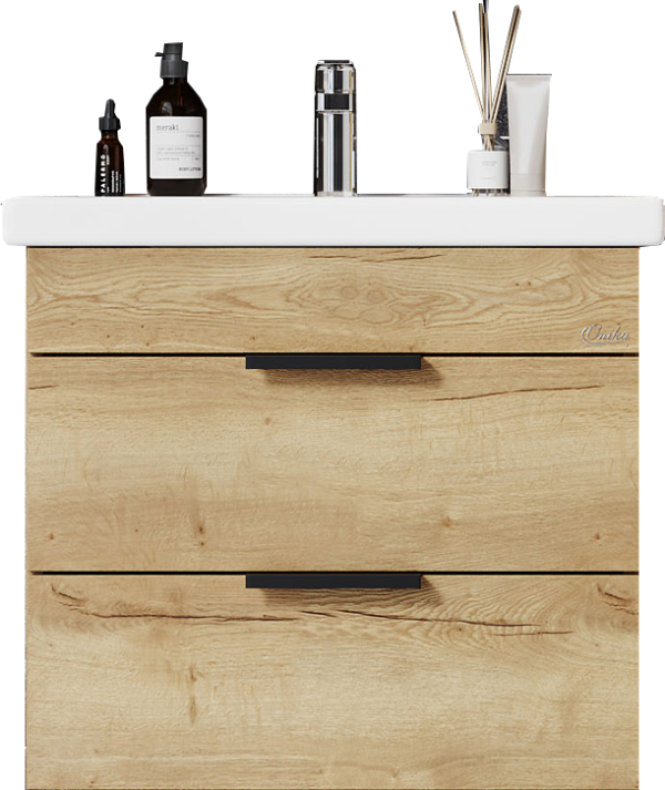 Тумба под раковину Onika Легран 60.13 дуб галифакс, для раковины Cersanit Сомо 60