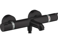 Термостатический смеситель Hansgrohe Ecostat Comfort 13114670 для ванны с душем, матовый черный