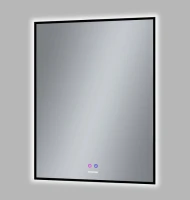 Зеркало Grossman Pragma-норма Black 60 с подсветкой, с антизапотевателем