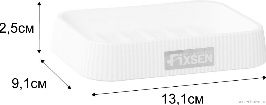 Мыльница Fixsen White Wood FX-402-4 белая