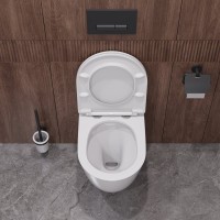 Унитаз подвесной Cezares Relax CZR-38088-49-TH-TOR/SC безободковый, белый
