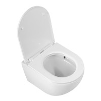 Унитаз подвесной Cezares Relax CZR-38088-49-TH-TOR/SC безободковый, белый