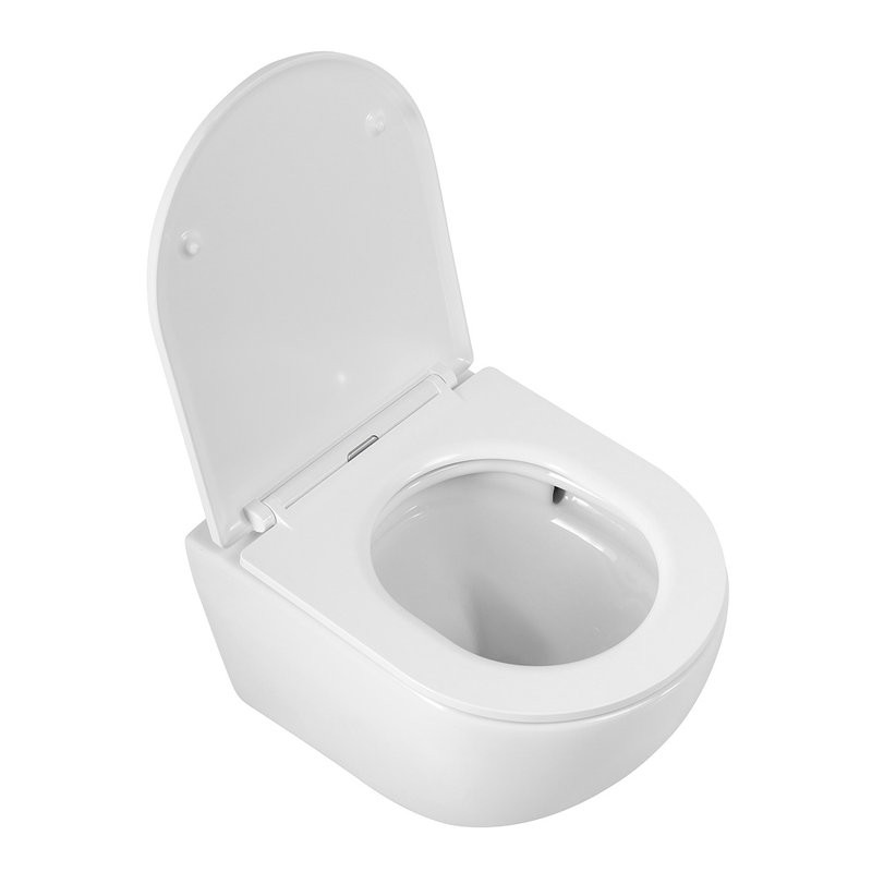 Унитаз подвесной Cezares Relax CZR-38088-49-TH-TOR/SC безободковый, белый