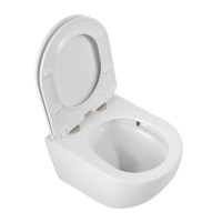 Унитаз подвесной Cezares Relax CZR-38088-49-TH-TOR/SC безободковый, белый