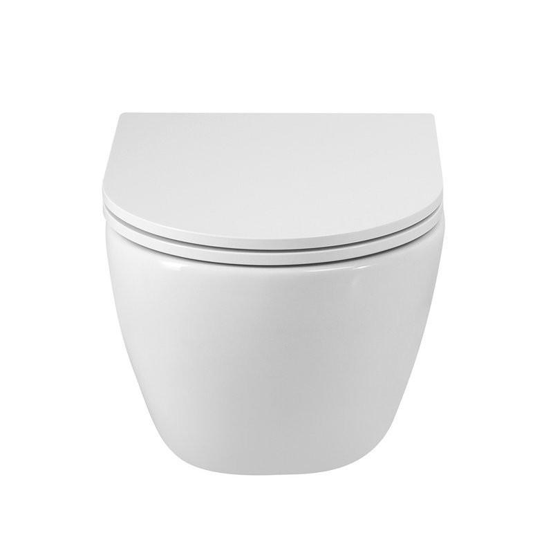 Унитаз подвесной Cezares Relax CZR-38088-49-TH-TOR/SC безободковый, белый