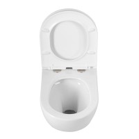 Унитаз подвесной Cezares Relax CZR-38088-49-TH-TOR/SC безободковый, белый