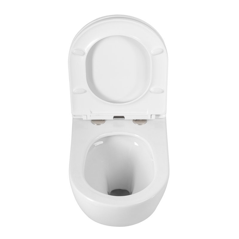 Унитаз подвесной Cezares Relax CZR-38088-49-TH-TOR/SC безободковый, белый