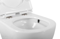 Унитаз подвесной Cezares Relax CZR-38088-49-TH-TOR/SC безободковый, белый