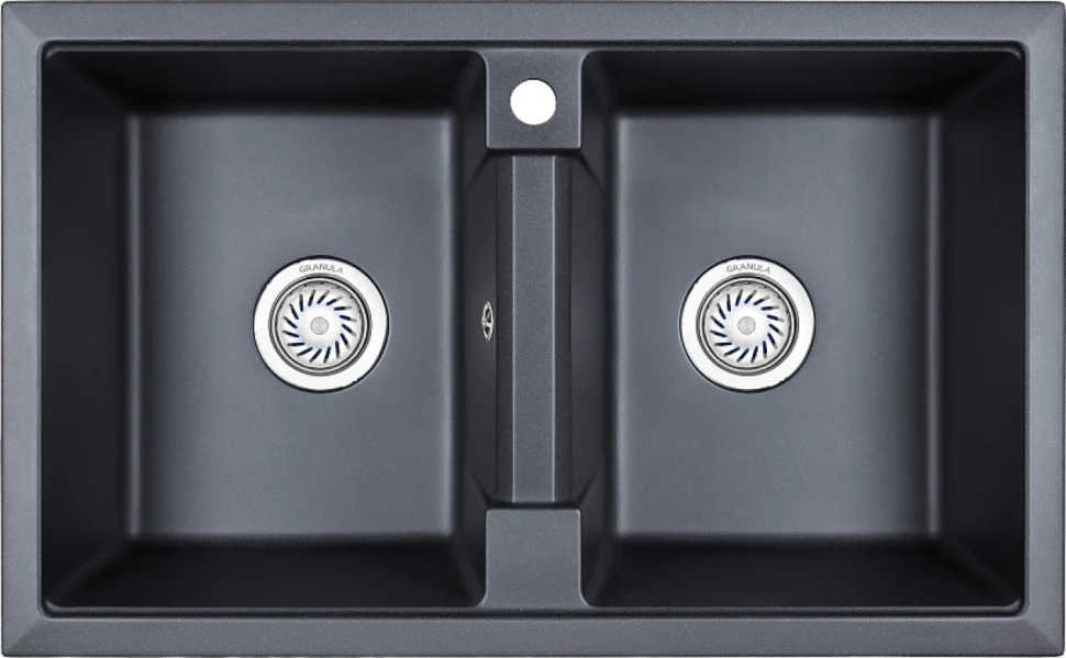 Мойка кухонная Granula 8101, шварц