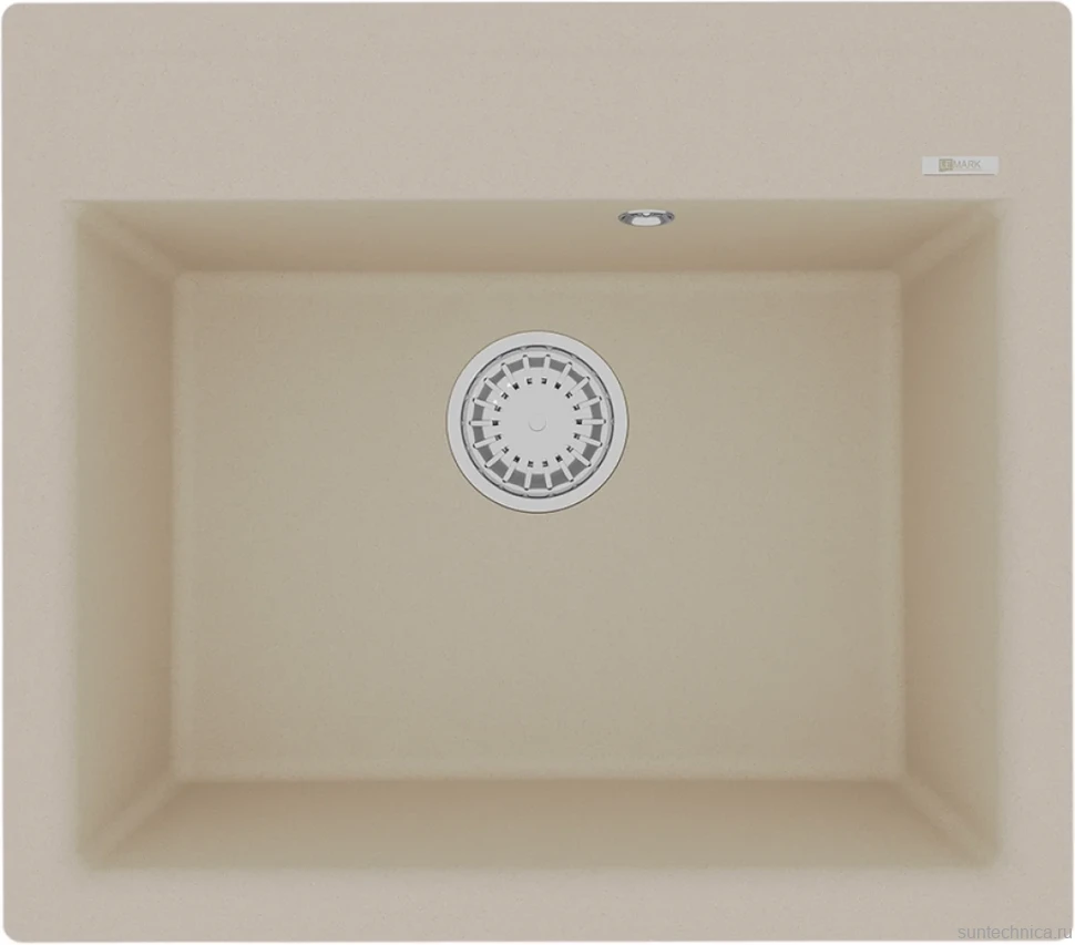 Комплект Мойка Lemark Hanka 570 9910014 бежевая + Смеситель Comfort LM3073PBG бежевый