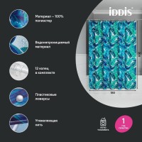 Штора для ванной IDDIS Base BF05P18i11 180х200, листва