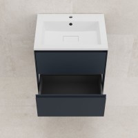 Тумба под раковину без столешницы Style Line Лима Plus 60 подвесная, эмаль, графит