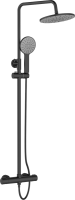 Душевая стойка Agger Thermo A2451244 черная