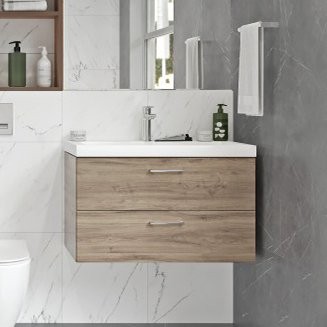 Тумба под раковину Cersanit Lara 50 орех