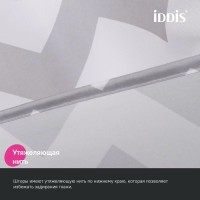 Штора для ванной IDDIS Base BR02P18i11 180х200, серая