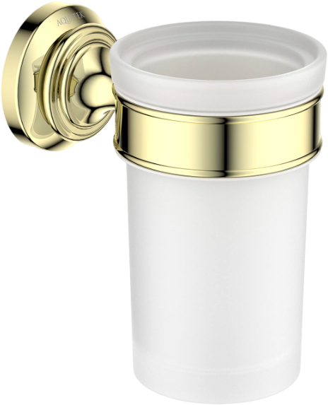 Стакан AQUATEK Классик AQ4527PG полированное золото