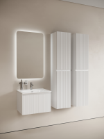 Мебель для ванной комнаты Sancos Code 60 подвесная, белая