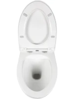 Комплект Унитаз подвесной BOND Oval F05-10 безободковый, с микролифтом + Инсталляция TECE Base 9400413 4 в 1 с кнопкой смыва