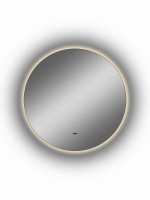 Зеркало круглое CONTINENT Led Ajour 55 см, сенсорное, с теплой подсветкой