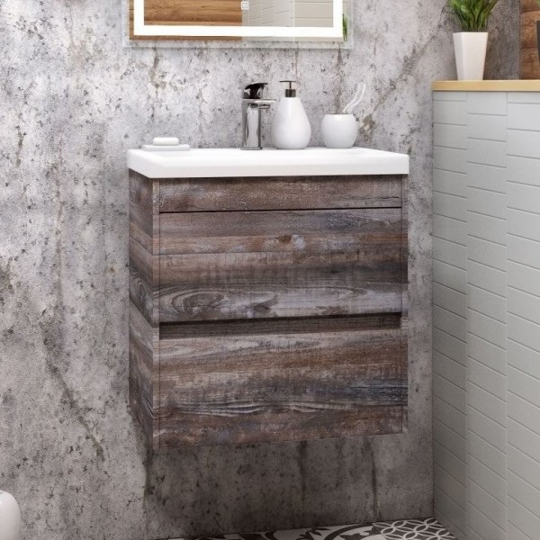 Тумба под раковину Art&Max Family 50, подвесная, Pino Esotica