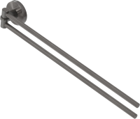 Полотенцедержатель Cezares Relax THD-S-GM оружейная сталь Полотенцедержатель Cezares Relax THD-S-GM оружейная сталь