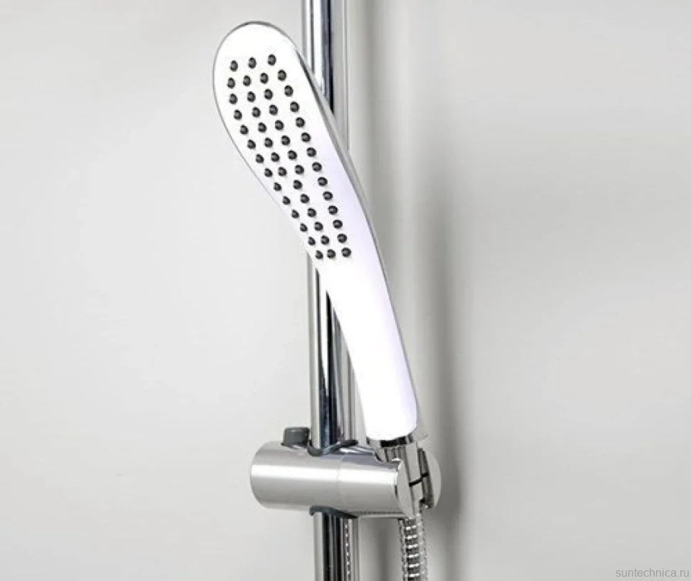 Душевая стойка Wasserkraft Dill A045 + Смеситель для душа Wasserkraft Dill 6102