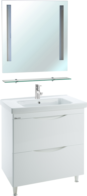 Мебель для ванной комнаты Bellezza Санриса 100 напольная, белая