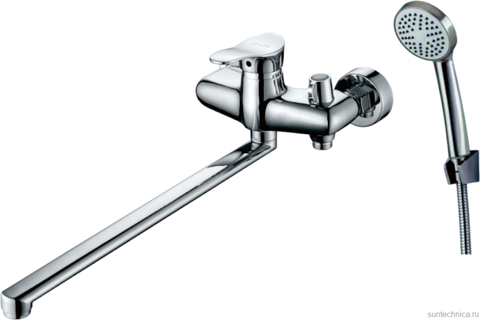 Смеситель с длинным изливом для ванны D-lin 305 D149305 хром