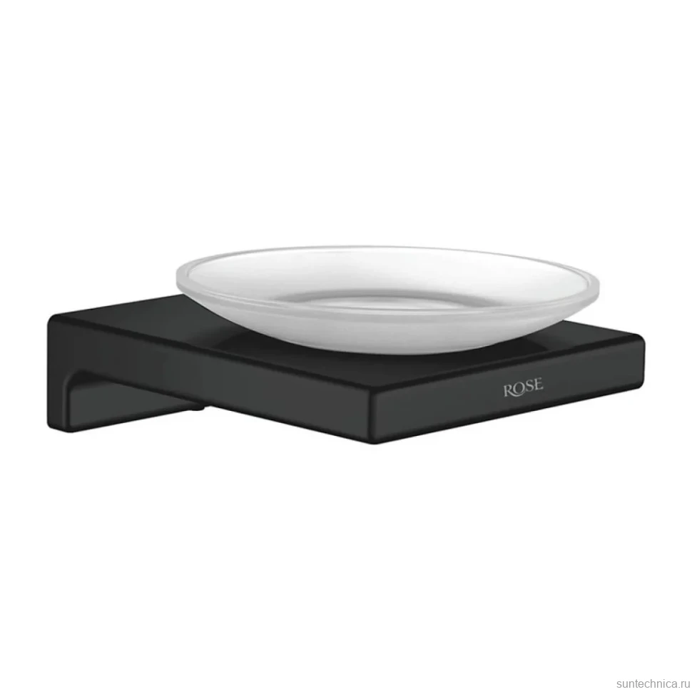 Мыльница Rose RG1803H черный