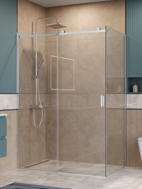 Душевой уголок BelBagno Soft Close-2 AH-1-150/100-C-Cr профиль хром