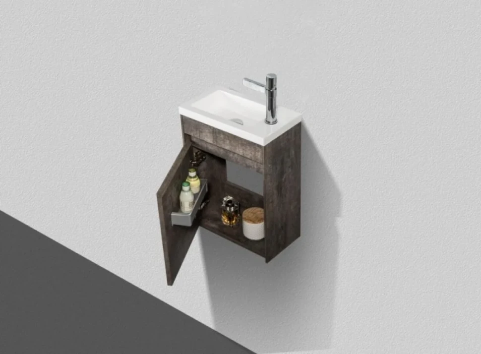Тумба с раковиной BelBagno Pietra Mini 46 L stone