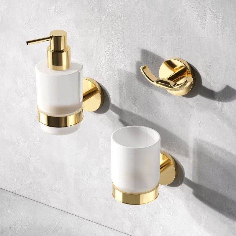 Дозатор для жидкого мыла AM.PM X-Joy A85A36999 настенный, золото