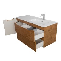 Тумба с раковиной BelBagno Etna R, 120 2 ящика, дверца, rovere nature