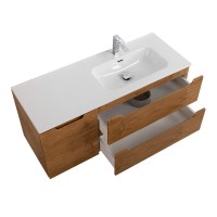 Тумба с раковиной BelBagno Etna R, 120 2 ящика, дверца, rovere nature