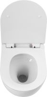 Комплект Унитаз подвесной BelBagno Sfera-r BB046CH-TOR безободковый + Крышка Piano BB2111SC с микролифтом + Инсталляция Geberit Duofix UP 320 111.300.00.5 + Кнопка Sigma 01 115.770.JQ.5 лакированная, матовый хром + Крепления 111.815.00.1 к стене + Звукоиз