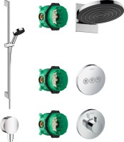 Душевой комплект Hansgrohe Pulsify Pulsify 24150000 + 24170000 + 26453000 + 15741000 + 15745000