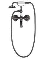 Смеситель для ванны с душем Wonzon & Woghand Retro WW-88639020-BGM темный графит