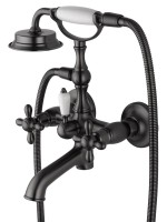 Смеситель для ванны с душем Wonzon & Woghand Retro WW-88639020-BGM темный графит