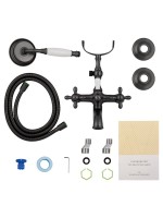 Смеситель для ванны с душем Wonzon & Woghand Retro WW-88639020-BGM темный графит