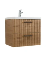 Мебель для ванной комнаты BelBagno Due 50 ручки матовый темный никель, rovere nature