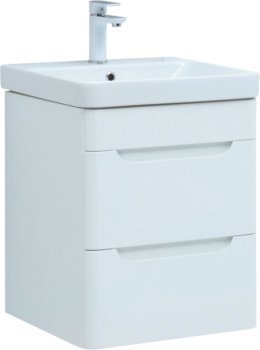 Тумба с раковиной Aquanet София 50 2 ящика
